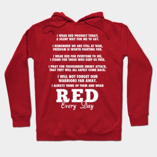 Wear Red Hoodie